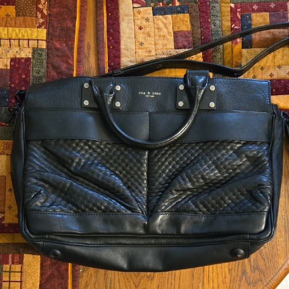 rag & bone Handbags - Authentic Rag & Bone Black Vintage Leather Women's Handbag